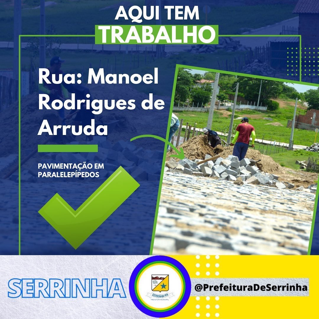 Read more about the article Prefeitura inicia a pavimentação em paralelepípedo na Rua Manoel Rodrigues de Arruda