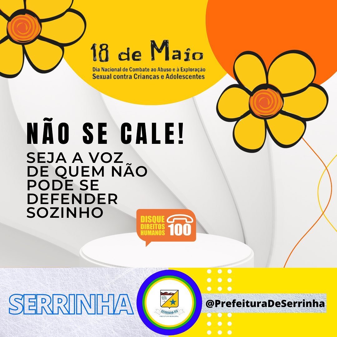 Read more about the article 18 de maio Dia Nacional de combate ao abuso e a exploração sexual de crianças e adolescentes.