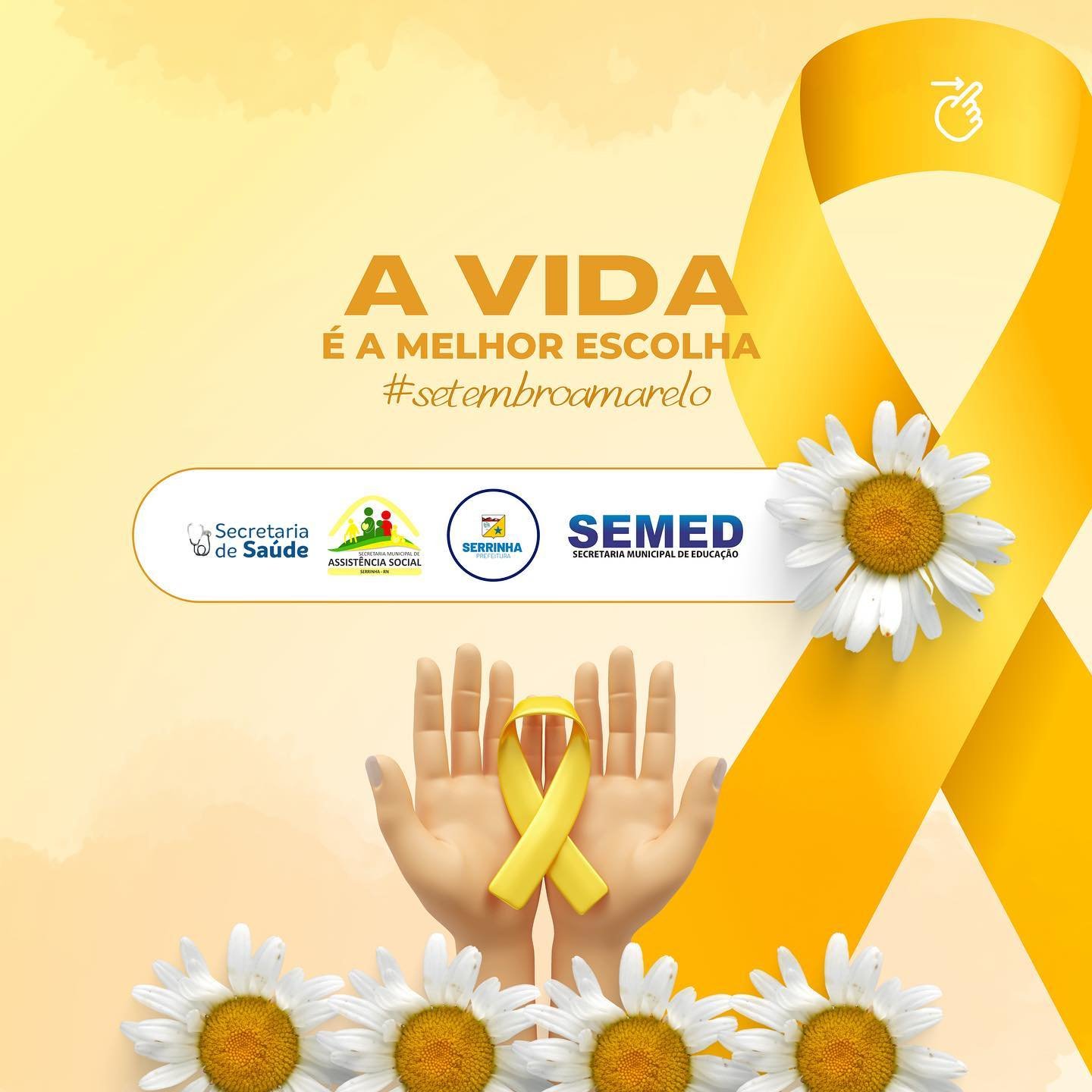 Read more about the article Campanha Setembro Amarelo promoverá ações de prevenção ao suicídio