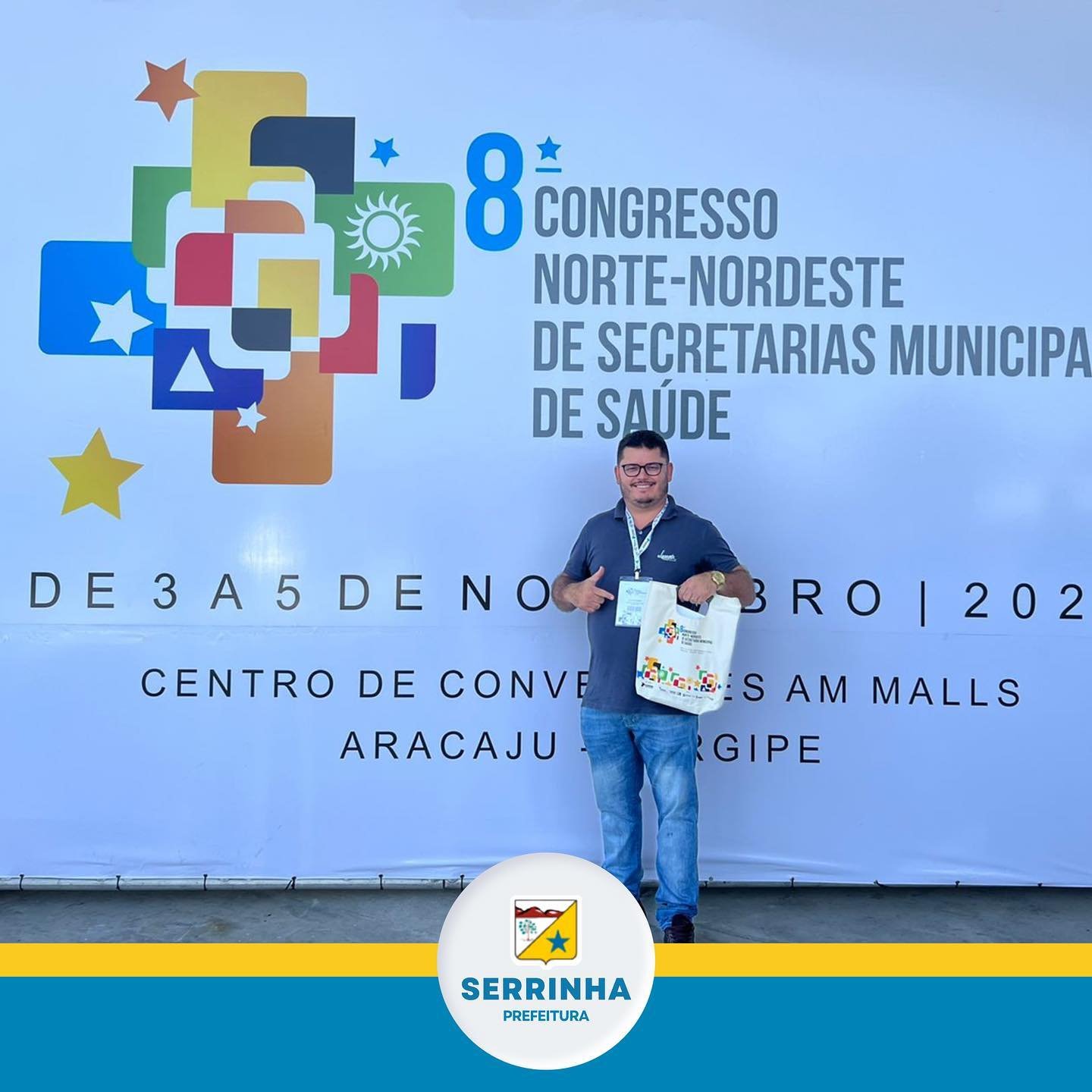Read more about the article Serrinha Participa do 8º Congresso Norte/Nordeste de Secretarias Municipais de Saúde